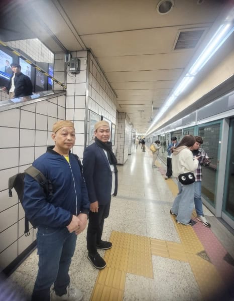 dai ambassador dompet dhuafa korea selatan 4 dompet dhuafa Pengalaman Dai Ambassador Dompet Dhuafa menaiki Subway Korea Selatan