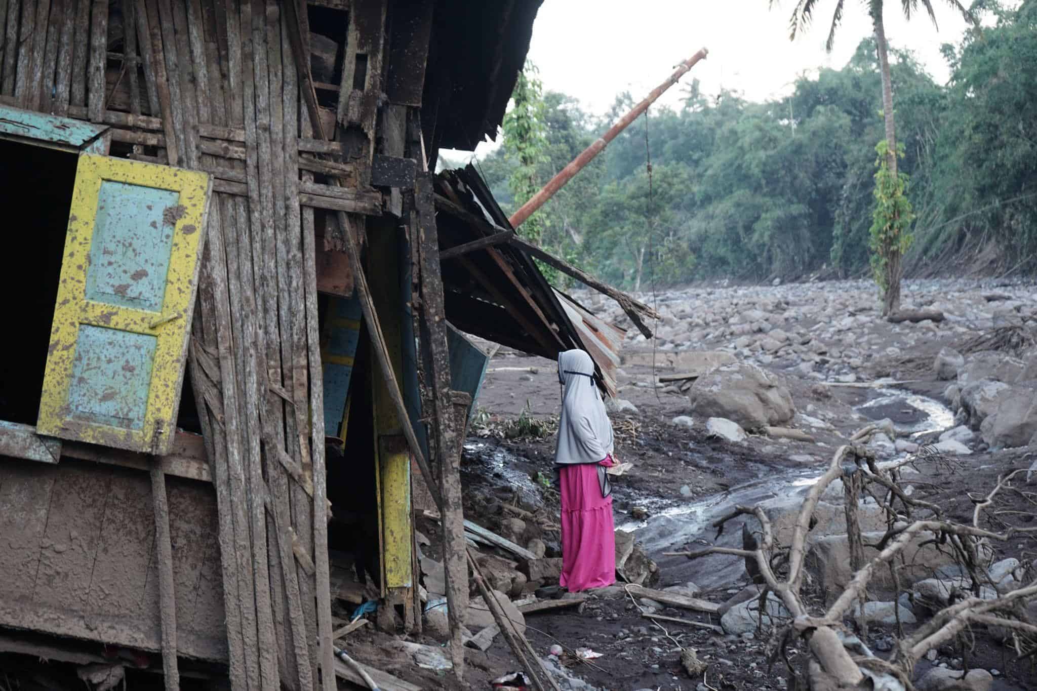 Penampakan Udara Galodo di Jalan Lubuk Basung-Bukittinggi, Maninjau