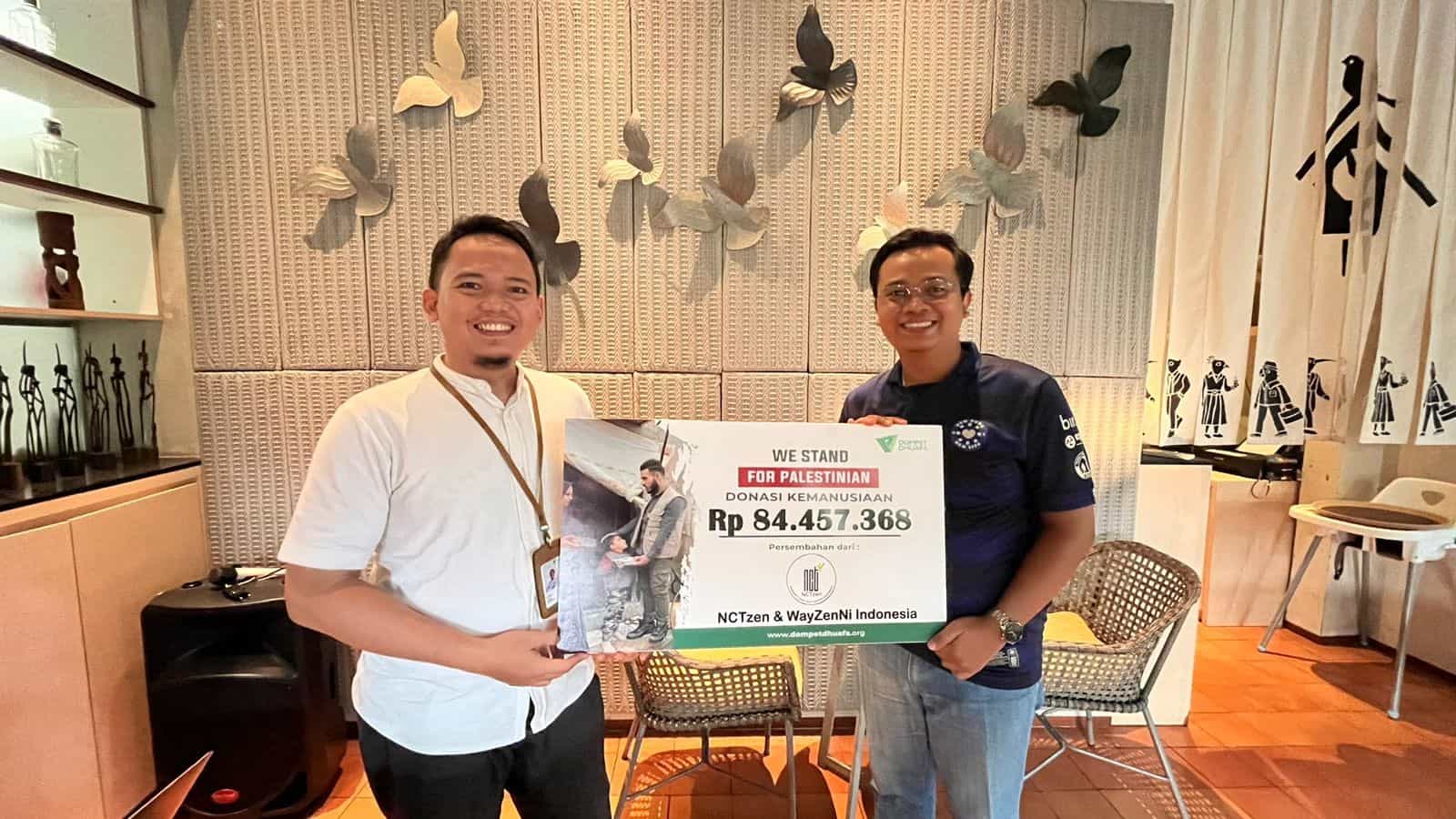 nctzen dan wayzenni indonesia serahkan donasi untuk palestina1 dompet dhuafa NCTzen dan WayZenNi Indonesia serahkan donasi untuk Palestina