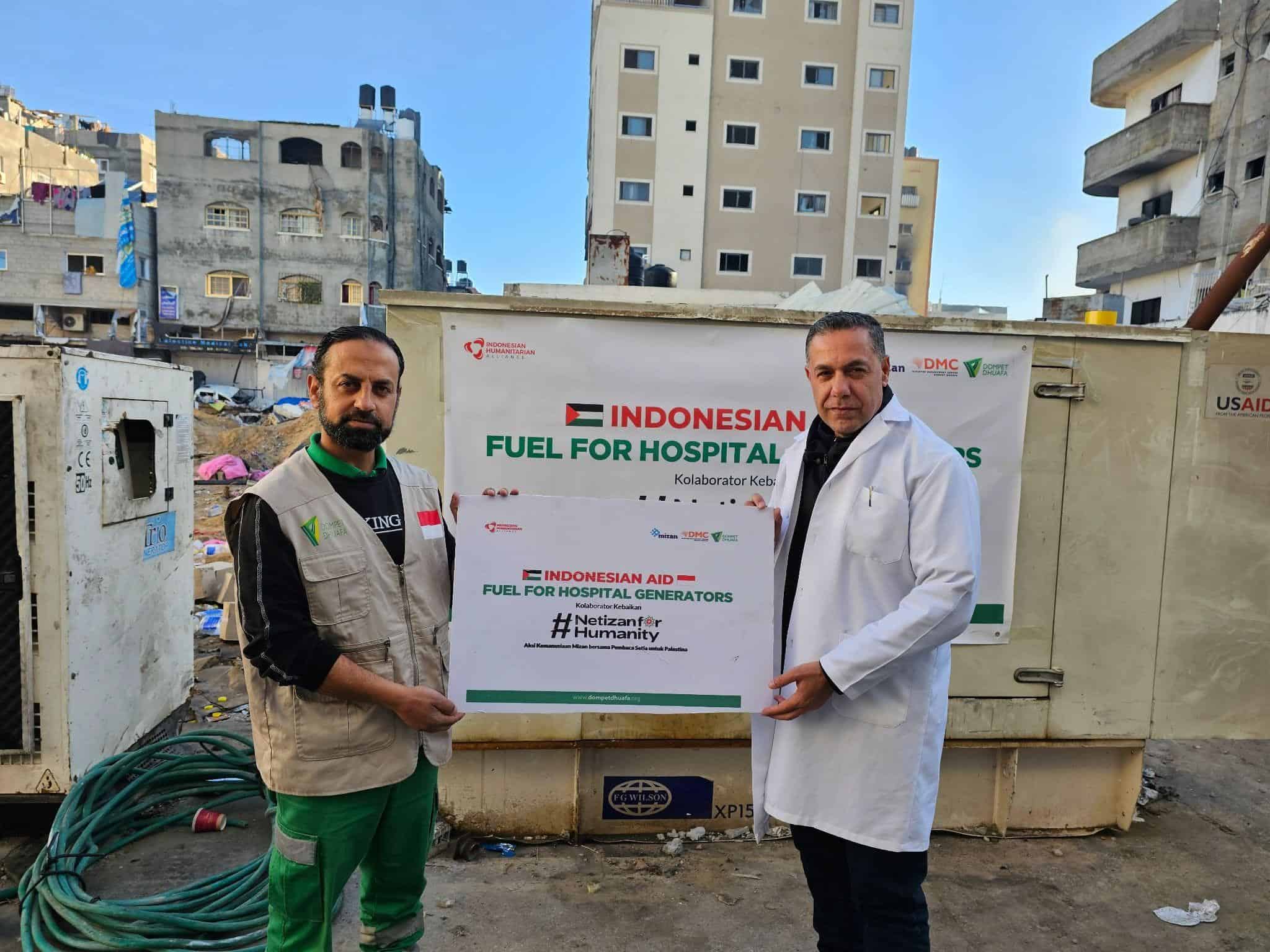 Netizan for Humanity, donasi dari Mizan untuk Palestina