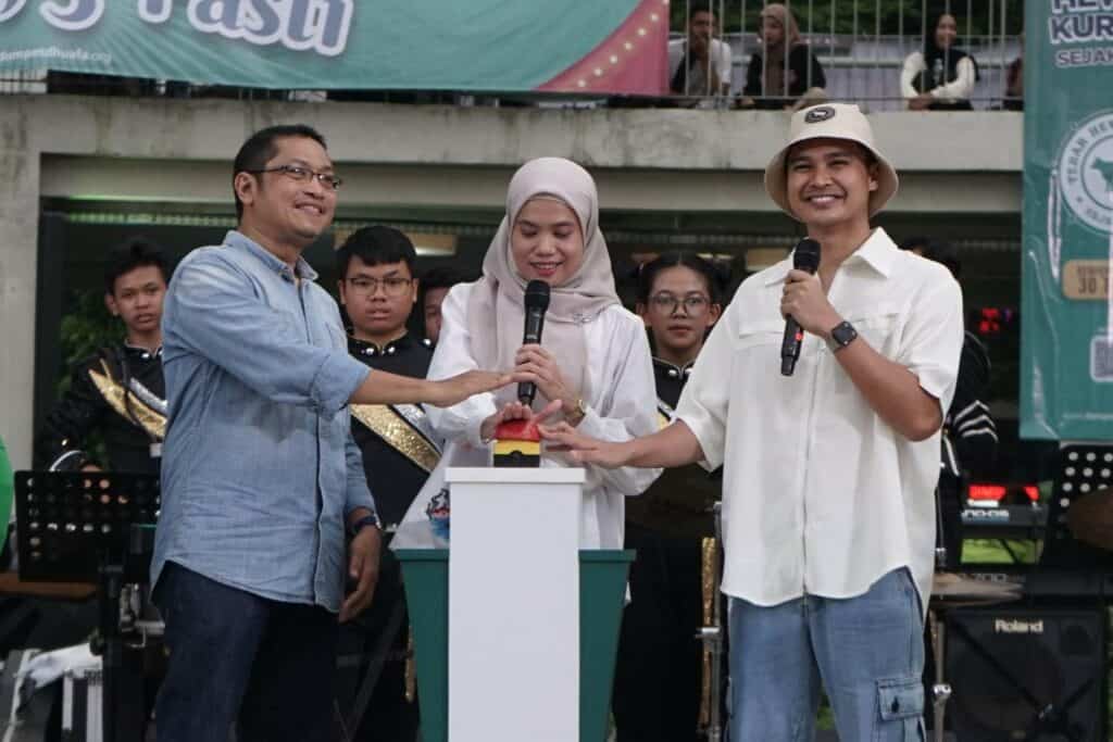 6 dompet dhuafa Seruan Tebar Hewan Kurban 1445 H di Taman Literasi