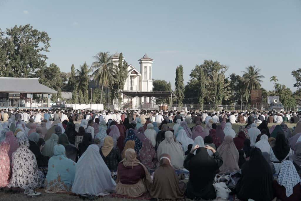 whatsapp image 20240620 at 211255 dompet dhuafa Suasana salat Iduladha 1445 H di Pulau Rote, NTT.