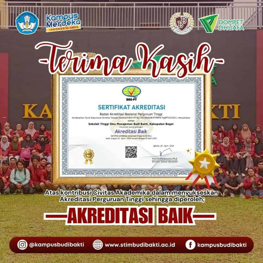 bina mitra umkm award 20242 dompet dhuafa STIM Budi Bakti, Yayasan Dompet Dhuafa Republika, terakreditasi B BAN-PT.