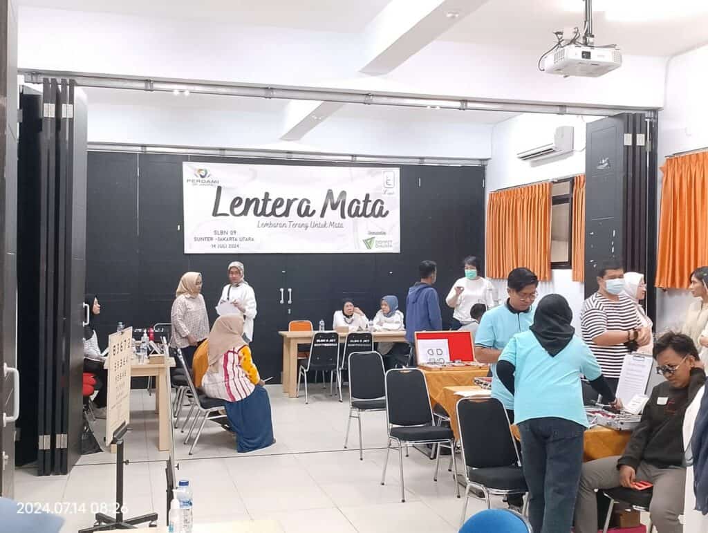 lentera mata2 dompet dhuafa Pelaksanaan Program Lentera Mata oleh Dompet Dhuafa dan Perdami Jaya, Ahad (14/07/2024).