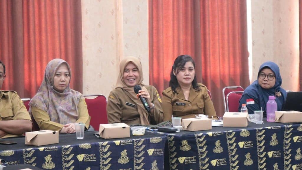rs rst4 dompet dhuafa Sesi diskusi antara RST Dompet Dhuafa dan Dinas Kesehatan Bogor.