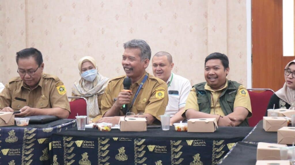 rs rst5 dompet dhuafa Sesi diskusi antara RST Dompet Dhuafa dan Dinas Kesehatan Bogor.