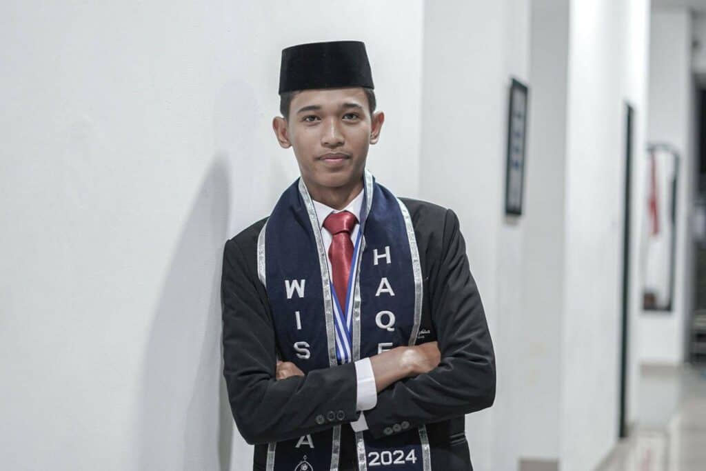 Muhammad Salam Alfaizi, satu dari 11 wisudawan eTahfidz angkatan empat.