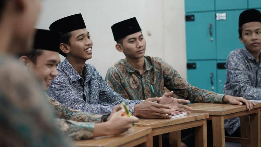 Kenangan Salman pada momen ia belajar di kelas eTahfidz.