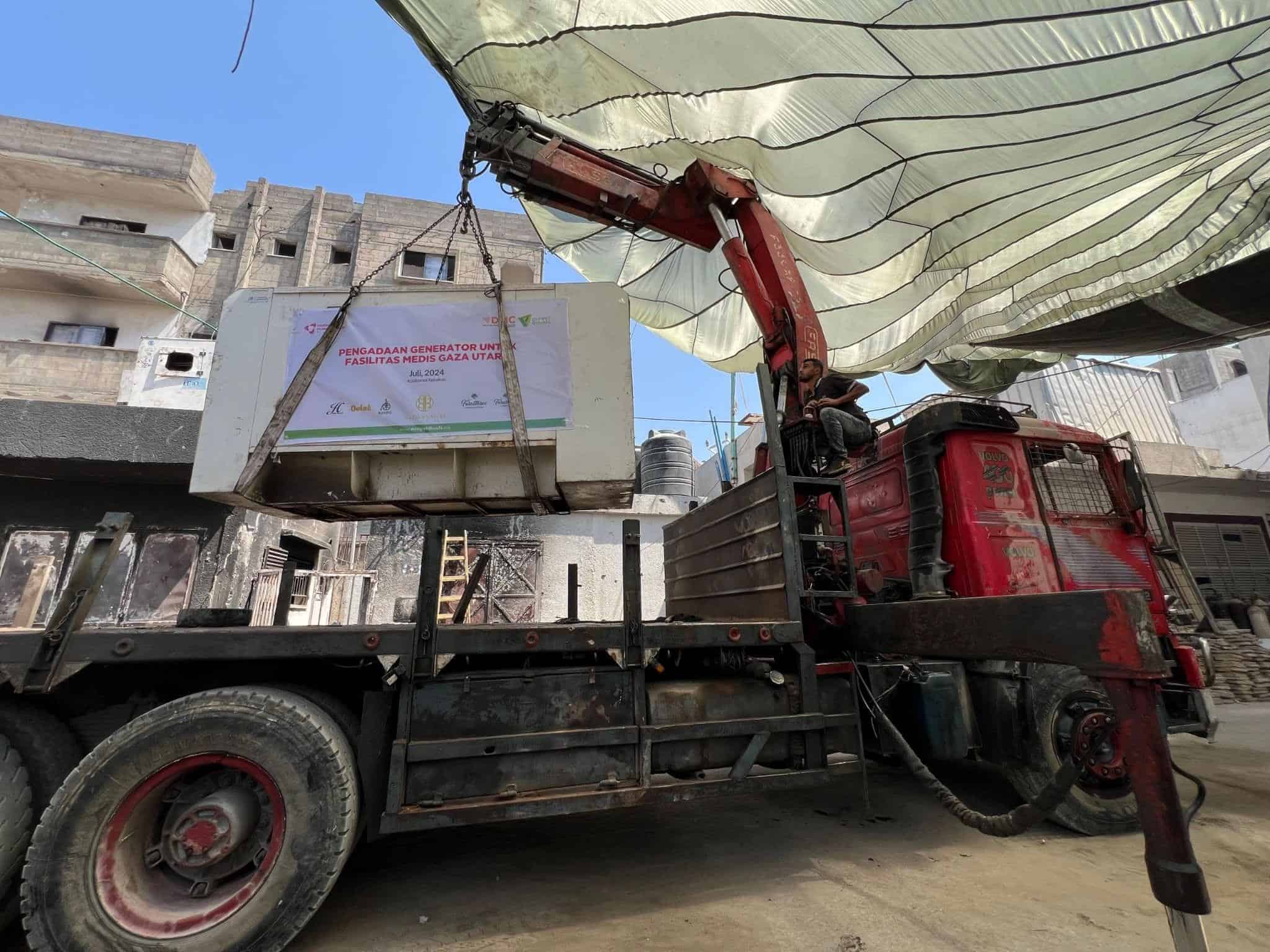 bantuan untuk palestina1 dompet dhuafa Bantuan donasi mitra kebaikan Indonesia melalui Dompet Dhuafa berupa renovasi unit hemodialisa di RS Kamal Adwan Gaza Utara, Palestina.