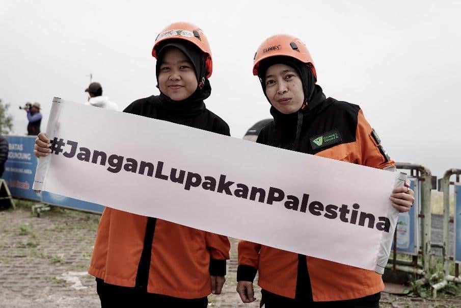 pengibaranbenderapalestina7 dompet dhuafa