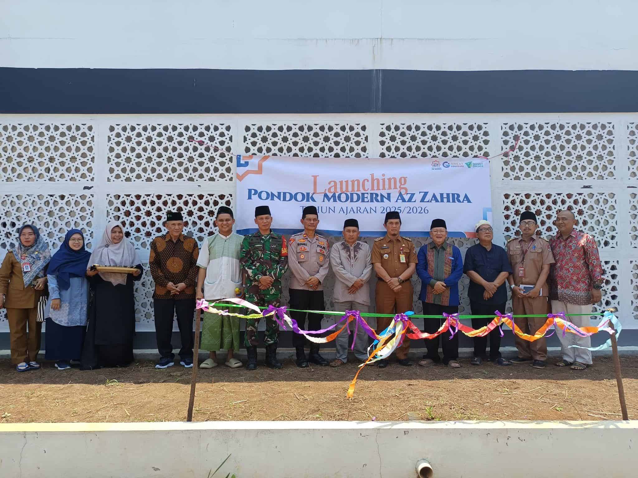 pondok modern az zahra1 dompet dhuafa Peresmian Pondok Pesantren Modern Az Zahra Bukit Kemuning, Lampung Utara, Selasa (29/10/2024).