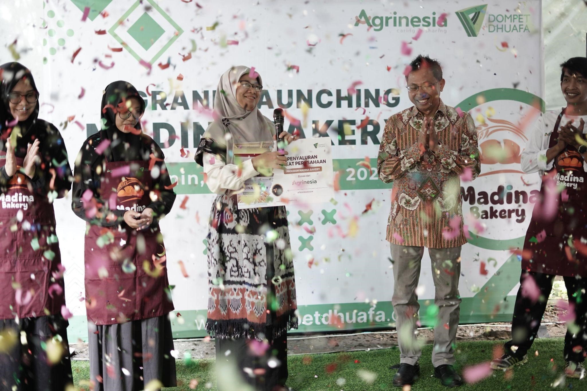 madina bakery1 dompet dhuafa Launching Madina Bakery di Zona Madina, Parung, Bogor, Senin (23/12/2024).