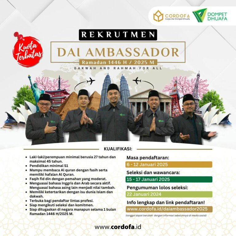 masterdesaindaiambassador20252768x768 dompet dhuafa