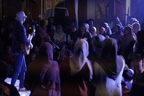 blind concert yogyakarta5 dompet dhuafa Sesi pertunjukan Panji Sakti pada acara Tarhib Ramadan di Yogyakarta, Jum’at (14/02/2025).