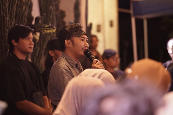blind concert yogyakarta6 dompet dhuafa Muhammad Roqib Alhabib sharing tentang perasaannya selama mengikuti Blind Concert pada acara Tarhib Ramadan di Yogyakarta, Jum’at (14/02/2025).