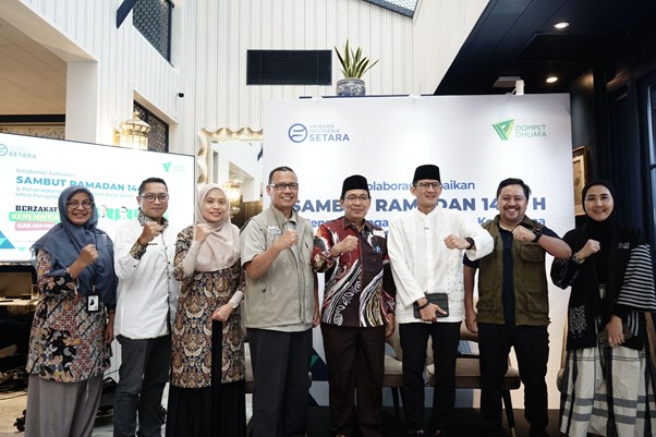 Konferensi Pers Kolaborasi Kebaikan Sambut Ramadan 1446 H dan Penandatanganan Kerja Sama antara Dompet Dhuafa dan Yayasan Setara Indonesia, Jumat (21/2/2025).
