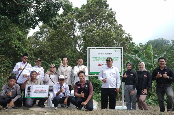 wakaf sumur air10 dompet dhuafa Tim Dompet Dhuafa dan Samudera Peduli meresmikan lokasi kedua Sumur Air di Desa Guwa Kidul, Kecamatan Gempol, Cirebon, Jawa Barat pada Rabu (19/2/2025).