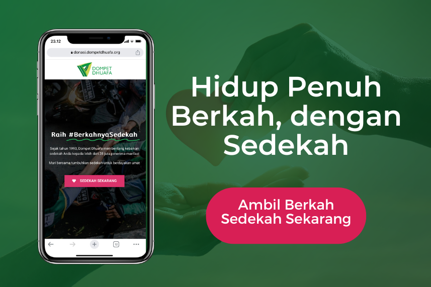 cover web blog 6 dompet dhuafa Hidup berkah dengan bersedekah