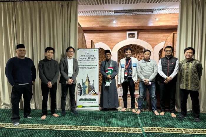 dai ambassador 2025 penugasan prancis 6 dompet dhuafa Ustaz Ahmad Zulfiqar bersama jemaah WNI dan diaspora Paris, Prancis.