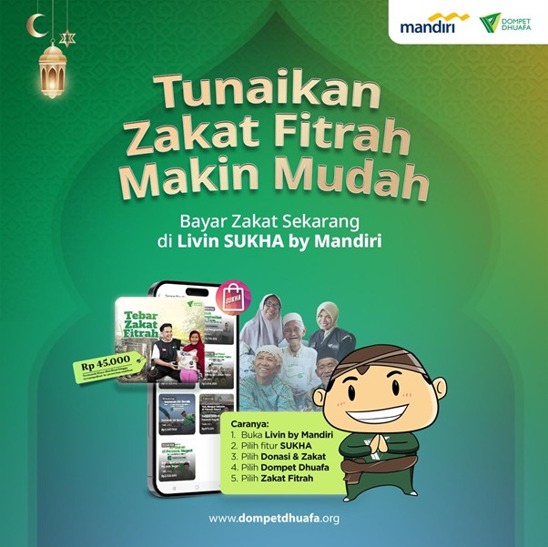 mandiri livin sukha dompet dhuafa