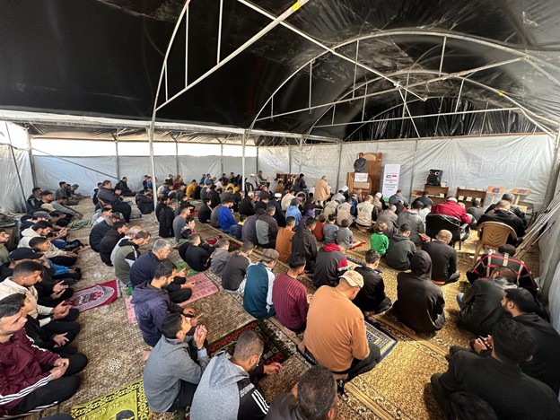 musala darurat di gaza utara palestina4 dompet dhuafa Musala Darurat mulai beroperasi pada Sabtu (15/03/2025) di kawasan pengungsian Al-Shati, Gaza Utara.