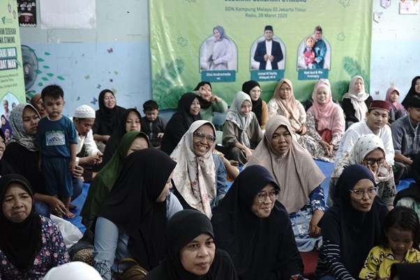 parsel ramadan stimuno3 dompet dhuafa Sebanyak 110 masyarakat dhuafa serta 40 anak yatim menerima bantuan program Sedekah Bersama Stimuno berupa paket sembako, santunan, paket Stimuno, dan santunan, pada Rabu (26/3/2025).