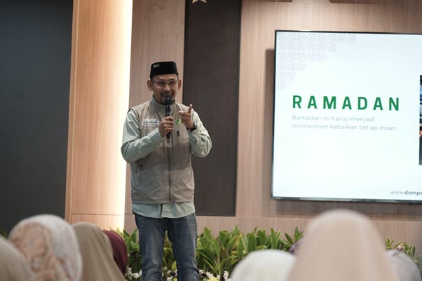 pengajian ramadan bersama influencer3 dompet dhuafa Andriansyah sebagai Ketua Ramadan 1446 H Dompet Dhuafa memaparkan program unggulan Dompet Dhuafa selama Ramadan 1446 H berlangsung.