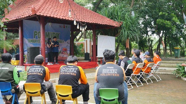 Peluncuran Pos Mudik Ramah Keluarga Dompet Dhuafa, Selasa (25/03/2025).
