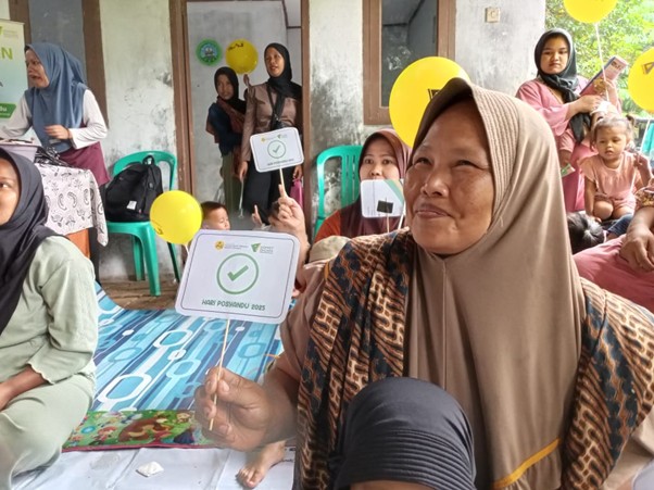 hari posyandu nasional3w dompet dhuafa Aktivitas lomba oleh LKC Dompet Dhuafa dalam peringatan Hari Posyandu Nasional 2025, Selasa (15/04/2025).