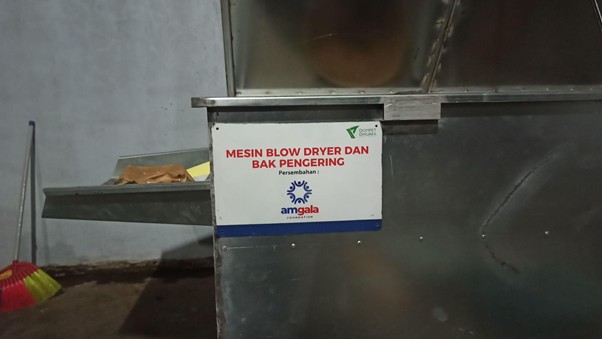 teh bedana produk unggulan banjarnegara4 dompet dhuafa Mesin blower dryer dan bak pengering persembahan Amgala Foundation untuk memudahkan para petani teh kelompok UMKM Bedana Maju.