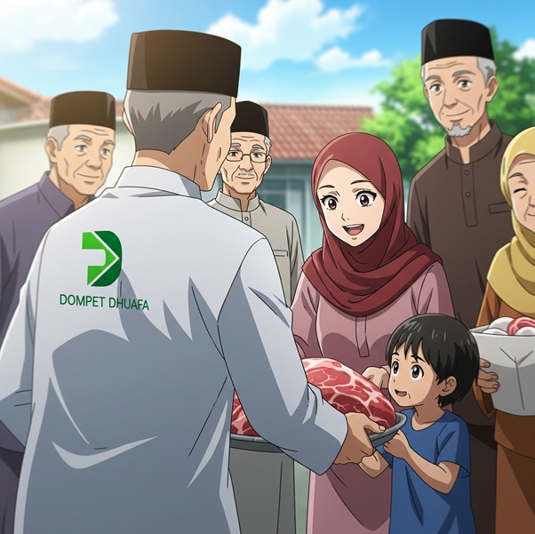kurban pakai ai10 dompet dhuafa