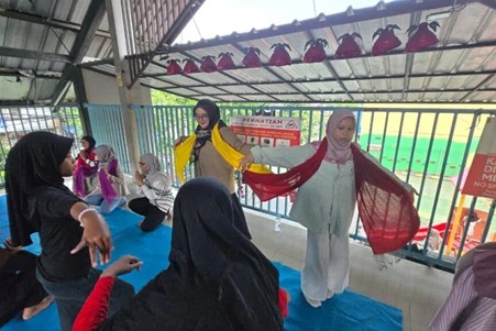 kegiatan literasi di rptra cilincing3 dompet dhuafa