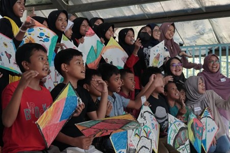kegiatan literasi di rptra cilincing4 dompet dhuafa