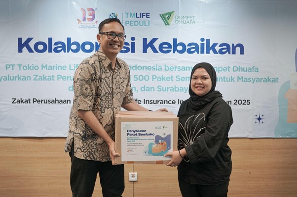 paket sembako dari tokio marine life insurance indonesiaq dompet dhuafa