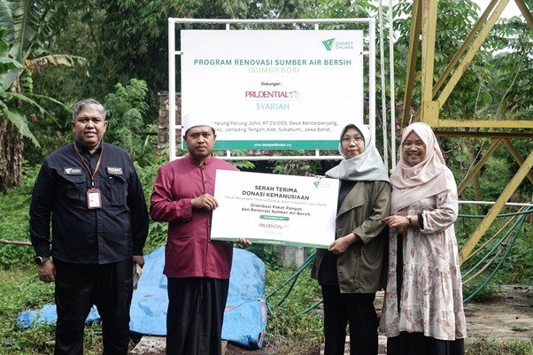 renovasi sumber air bersih di sukabumi dompet dhuafa