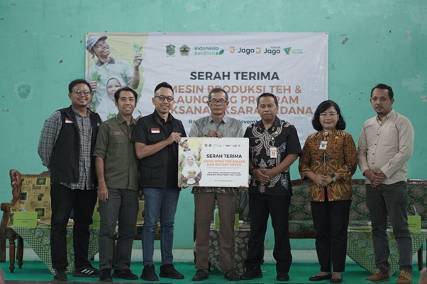 bantuan mesin produksi teh bedana2 dompet dhuafa