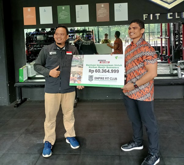 empire fit club peduli sumatera4 dompet dhuafa