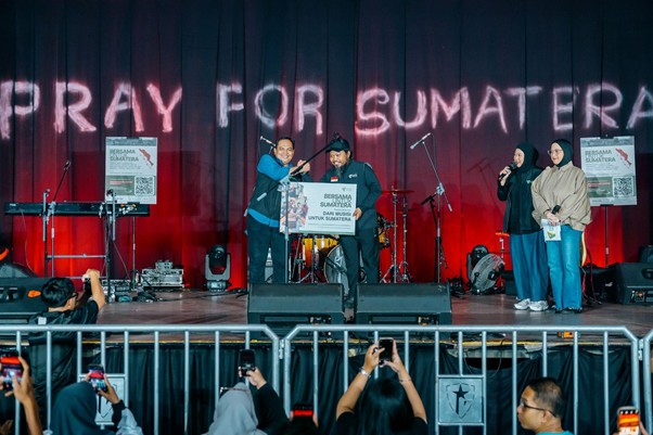 konser amal bersama untuk sumatera3 dompet dhuafa