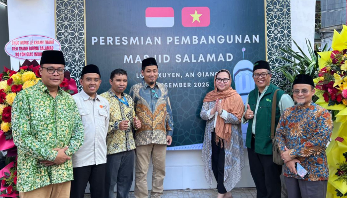 peresmian masjid salamad vietnam 1 dompet dhuafa
