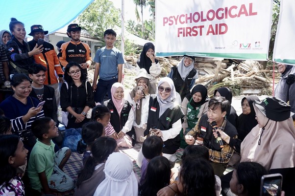 respons bencana bersama ria ricis9 dompet dhuafa