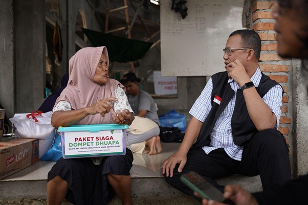 ahmadjuwainidistribusikanbantuanuntuksumatera14 dompet dhuafa