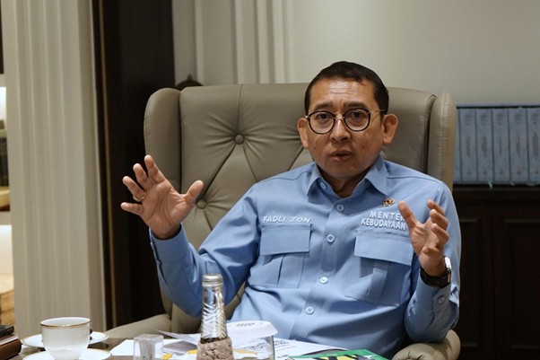 audiensi bersama menteri kebudayaan ri4 dompet dhuafa Fadli Zon menyampaikan pandangannya tentang potensi-potensi pelestarian budaya dan pemberdayaan masyarakat Indonesia.