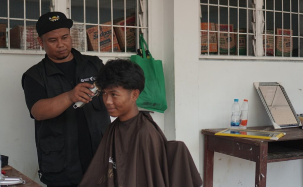 layanancukurrambutgratisditapanulitengah3 dompet dhuafa