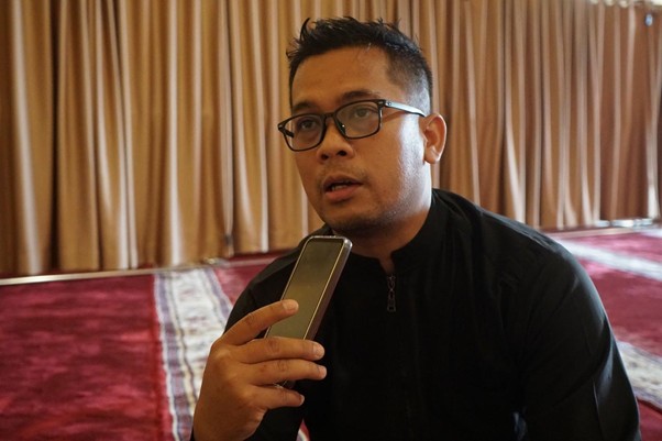 Manager Retail Fundraising Dompet Dhuafa, Yudha Andilla memaparkan kondisi terkini banjir di Sumatra pada Donatur ROHIS MK.