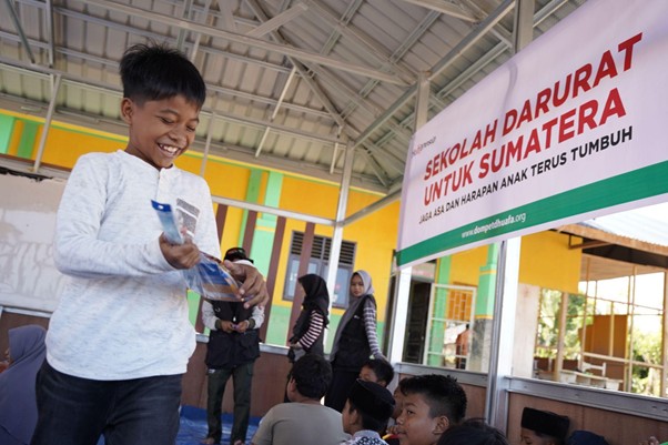 sekolah darurat di pidie jaya aceh9 dompet dhuafa