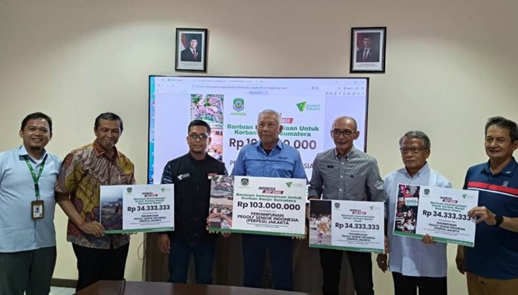 pegolf senior indonesia perpesi peduli sumatera1 dompet dhuafa