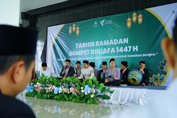 tarhib ramadan di ptgl sukabumi4 dompet dhuafa Penampilan hadroh dari santri eTahfizh PTGL Sukabumi.