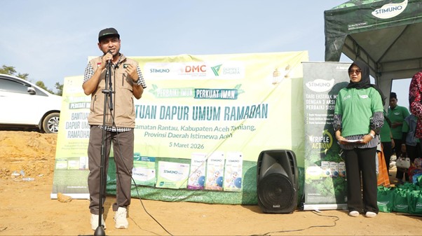 bantuan stimuno untuk aceh tamiang 2 dompet dhuafa Sambutan dari Pimpinan Cabang Dompet Dhuafa Aceh, Rizki Fauzan.