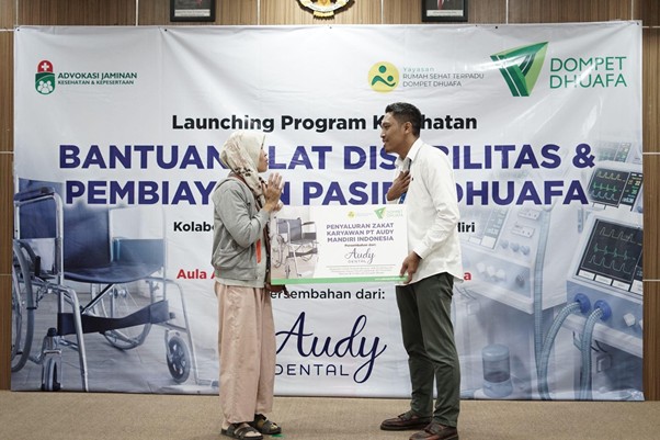 bantuan alat disabilitas dan pembiayaan pasien duafa audy dental1 dompet dhuafa