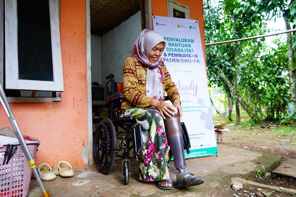 bantuan disabilitas audy dental6 dompet dhuafa
